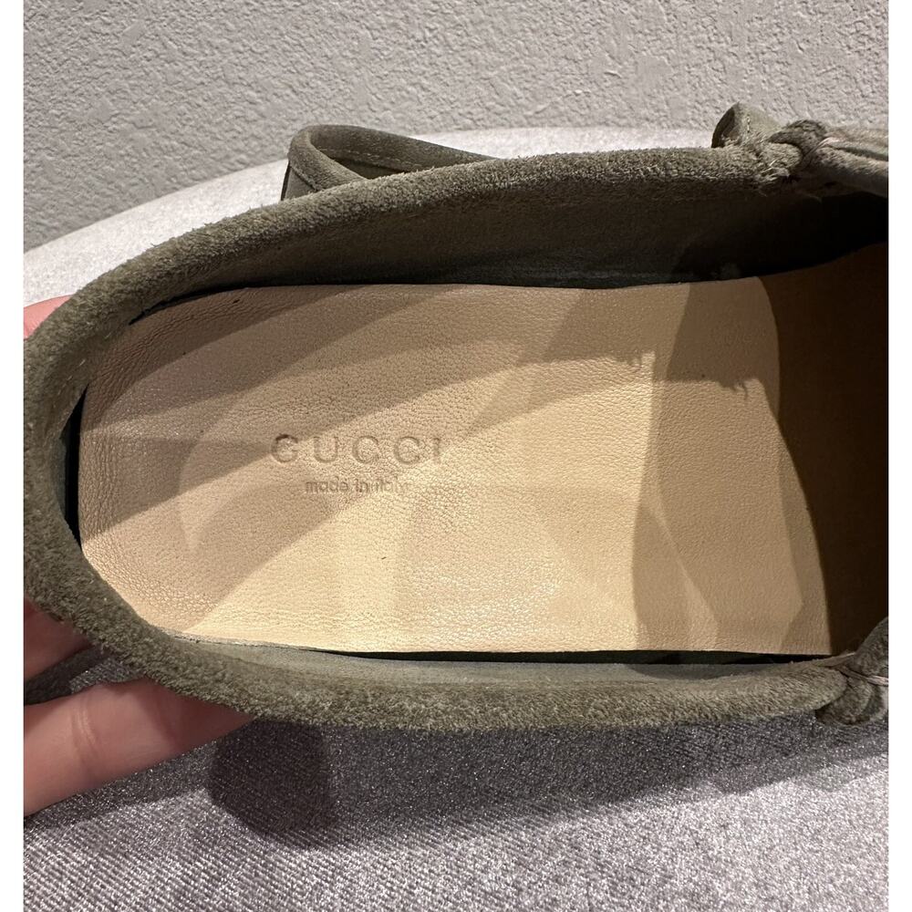 Gucci Gray Mules with Silver Hardware - Picture 5 of 10